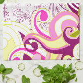 Feine Blume Cool Niedlich Giro Retro Florenz Küchentuch (Gefaltet)