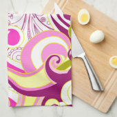 Feine Blume Cool Niedlich Giro Retro Florenz Küchentuch (Viertel Falte)