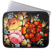 Feine Blume Cool Niedlich Giro Retro Florenz Laptopschutzhülle (Vorderseite)
