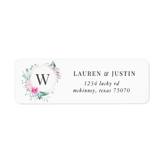 Feine Blumenkohl-Rücksendeadresse (Vorne)