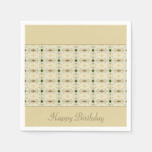 Feine Blumenmuster in dunkelgrün und blau