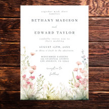 Feine Blumenzwiebeleinladung