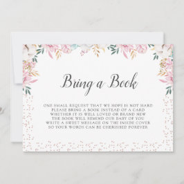 Feine Blüte und Baumwolle für ein Buch Einladung