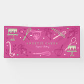 Feine bunte Backwaren & Kochen Utensitis Kuchen Bä Banner (Horizontal)