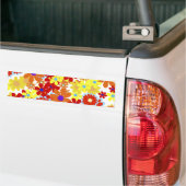 Feine Coole Blume Niedlich Giro Retro Autoaufkleber (Auf Lkw)