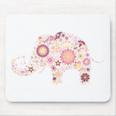 Feine Coole Niedliche Girly Retro Blumenmode Mousepad (Vorne)