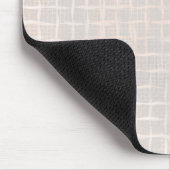 Feine cremige Struktur. Mousepad (Ecke)