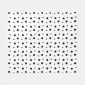 Feine Dalmatiner Flecken Fleecedecke (Vorderseite (Horizontal))