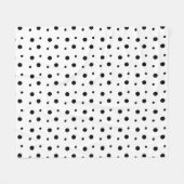 Feine Dalmatiner-Spots Fleecedecke (Vorderseite (Horizontal))