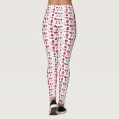 Feine Druckflora Leggings (Rückseite)