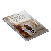 Feine Empfindlichkeit des liebevollen gewundenen Notizblock (Rechte Seite)