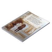 Feine Empfindlichkeit des liebevollen gewundenen Notizblock (Linke Seite)