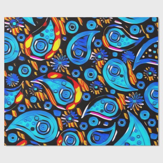 Feine Gestaltung Geschenkpapier (Flach)