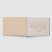 Feine Hochzeit mit Wasserfarben Gästebuch (Voll)