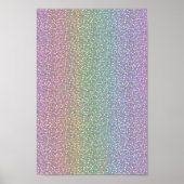 Feine Imitate Glitzer Glitzern Shiny Rainbow Pearl Poster (Vorne)