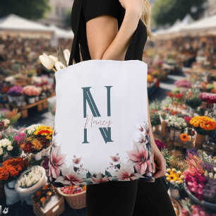 Feine, individuell anpassbare Blüte Tasche