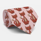 Feine Katze Krawatte (Gerollt)