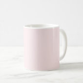 Feine, kräftige Farbe schlicht röstelig rosa Kaffeetasse (VorderseiteRechts)