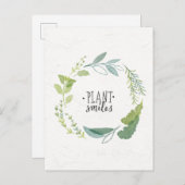 Feine Kräuter II | Lächeln der Pflanze Postkarte (Vorne/Hinten)