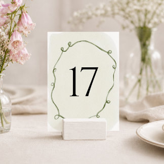 Feine Kunst Botanische Grüne Weinrebe Hochzeit Tis Einladung