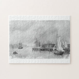 Feine Kunst Metropolitan -North Battery oder "Rote Puzzle