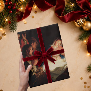 Feine Kunst Religiöse Heilige Familie Weihnachten  Geschenkpapier