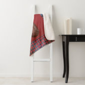 Feine Kunst-rote Rotwild-Hirsch Sherpa Sherpadecke (Beispiel)