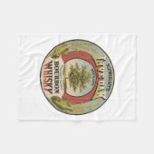 Feine Kupfer destillierter Bourbon Whisky. Fleecedecke (Vorderseite (Horizontal))