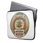 Feine Kupfer destillierter Bourbon Whisky. Laptopschutzhülle (Vorderseite Links)