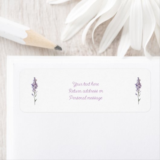 Feine lila Blume (Insitu)