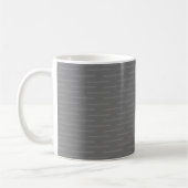 Feine Linien auf Grau Kaffeetasse (Links)