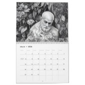 Feine Linien und Silberstreifen feiern das Alter Kalender (Mär 2026)