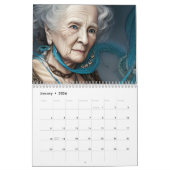 Feine Linien und Silberstreifen feiern das Alter Kalender (Jan 2026)