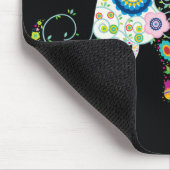 Feine Niedliche Blume Elephant Floral Fashion Mousepad (Ecke)