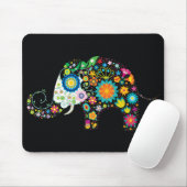 Feine Niedliche Blume Elephant Floral Fashion Mousepad (Mit Mouse)