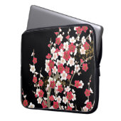 Feine Niedliche Coole Girly Retro Blumenmode Laptopschutzhülle (Vorderseite Links)
