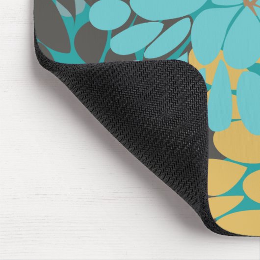 Feine Niedliche Coole Girly Retro Blumenmode Mousepad (Ecke)