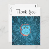 Feine Niedliche Coole Girly Retro Blumenmode Postkarte (Vorne/Hinten)