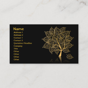 Feine Niedliche Coole Girly Retro Blumenmode Visitenkarte