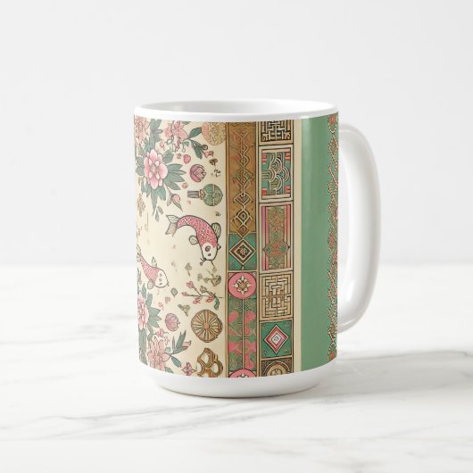 feine orientalische Tasse (VorderseiteRechts)
