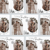 Feine Pinienbäume, 2 Foto schwarze Weihnachten