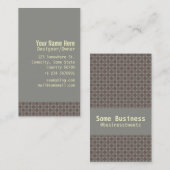 Feine Punkte Visitenkarte (Vorne/Hinten)