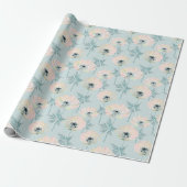 Feine rosa Anemone. Geschenkpapier (Ungerollt)