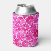 Feine rosa Blume Dosenkühler (Kanne Vorderseite)