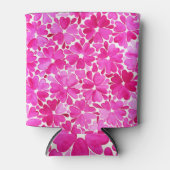 Feine rosa Blume Dosenkühler (Vorderseite)