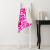 Feine rosa Blume Sherpadecke (Beispiel)