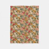 Feine rosa und blaue Cotattacore Fleecedecke (Vorderseite)