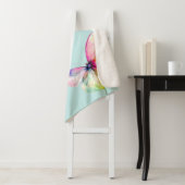 Feine rosafarbene Schmetterlinge in Pastellfarben Sherpadecke (Beispiel)