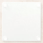 Feine Rose Glasuntersetzer (Rückseite)