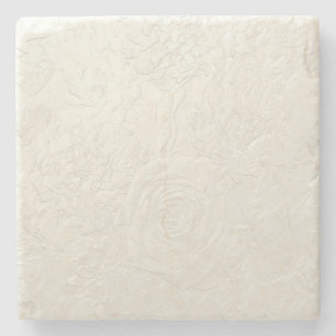 Feine Rose Steinuntersetzer